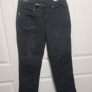 Caterpillar Black Straight-Leg Fleece Lined Pants